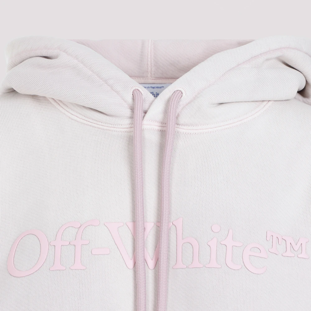 Off White Roze & Paarse Hoodie Sweatshirt Multicolor Dames
