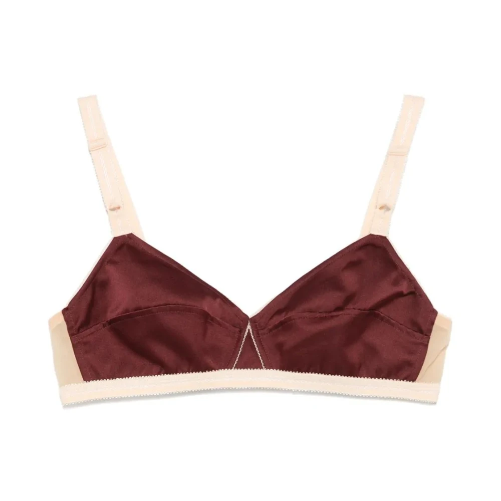 N21 Trådlös Spets Bralette Purple, Dam