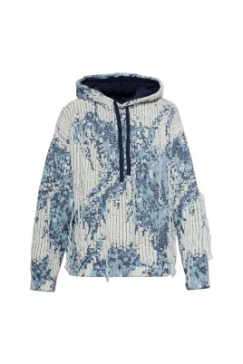 Hoodie Over i Jacquard
