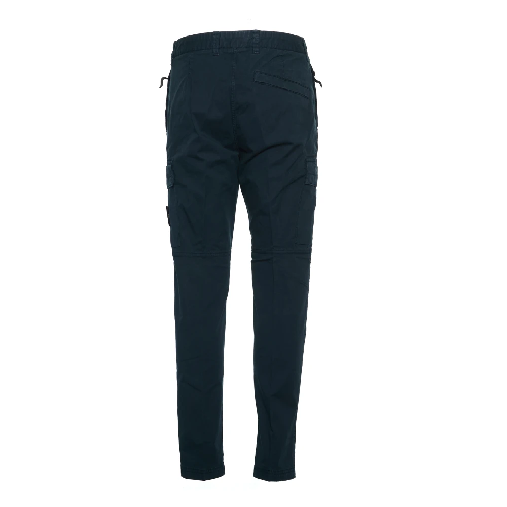Stone Island Upgrade je garderobe met Twill Stretch Broek Blue Heren