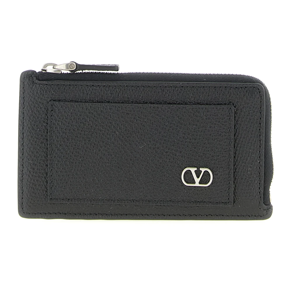 Valentino Garavani Men's Black Wallets & Cardholders, One Size, Vlogo Signature Coin Purse