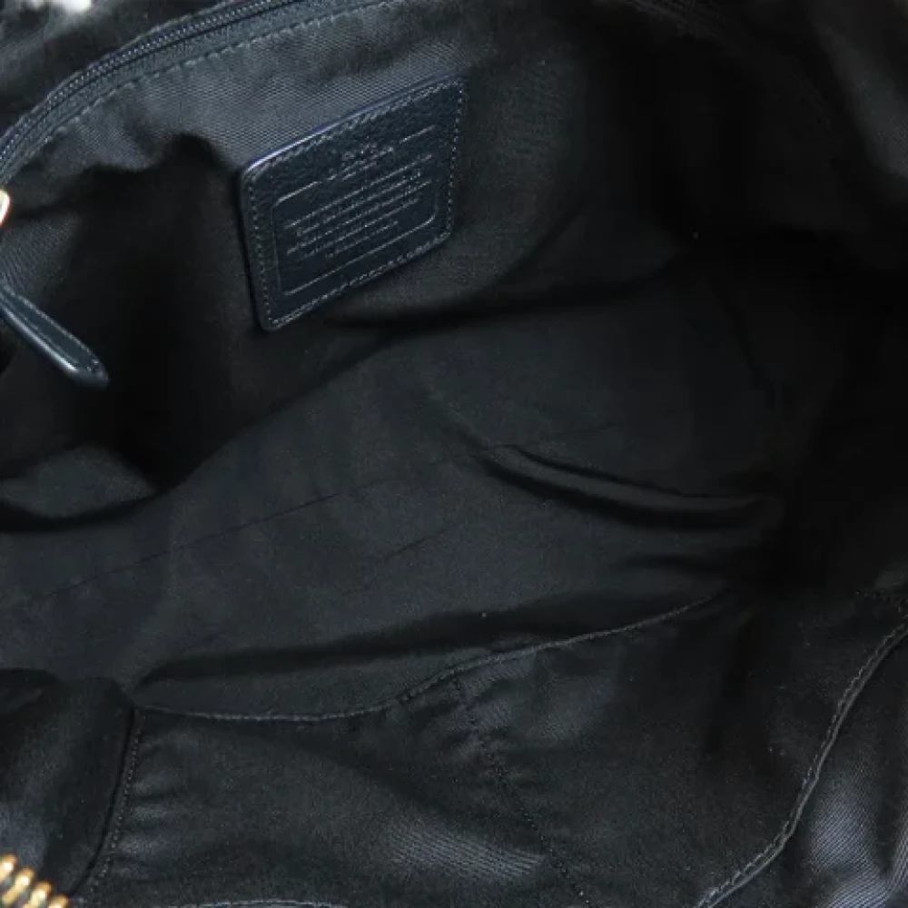 Coach Pre-owned Leather handbags Black Dames