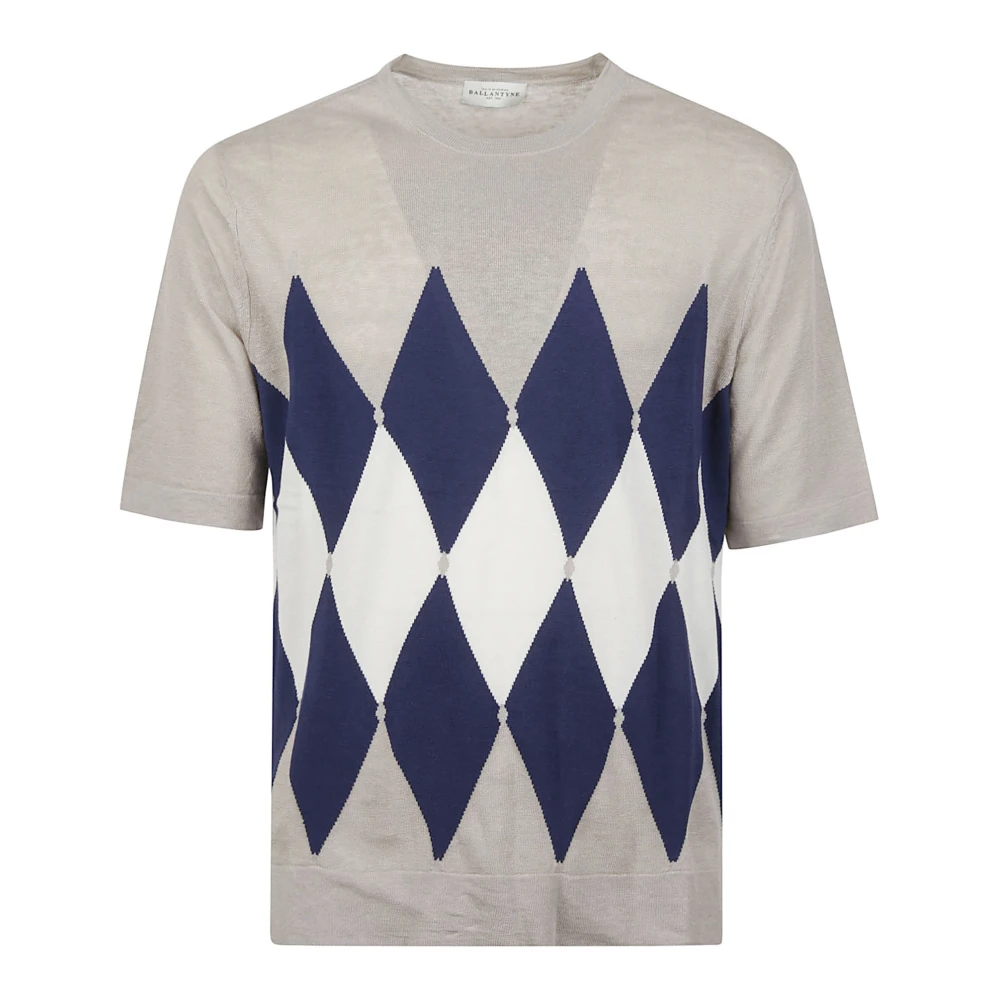 Ballantyne Uomo Grigio Top, S, New,