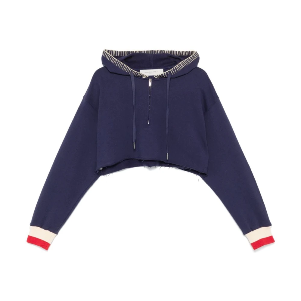 Golden Goose Blauwe Hoodie Blue Dames