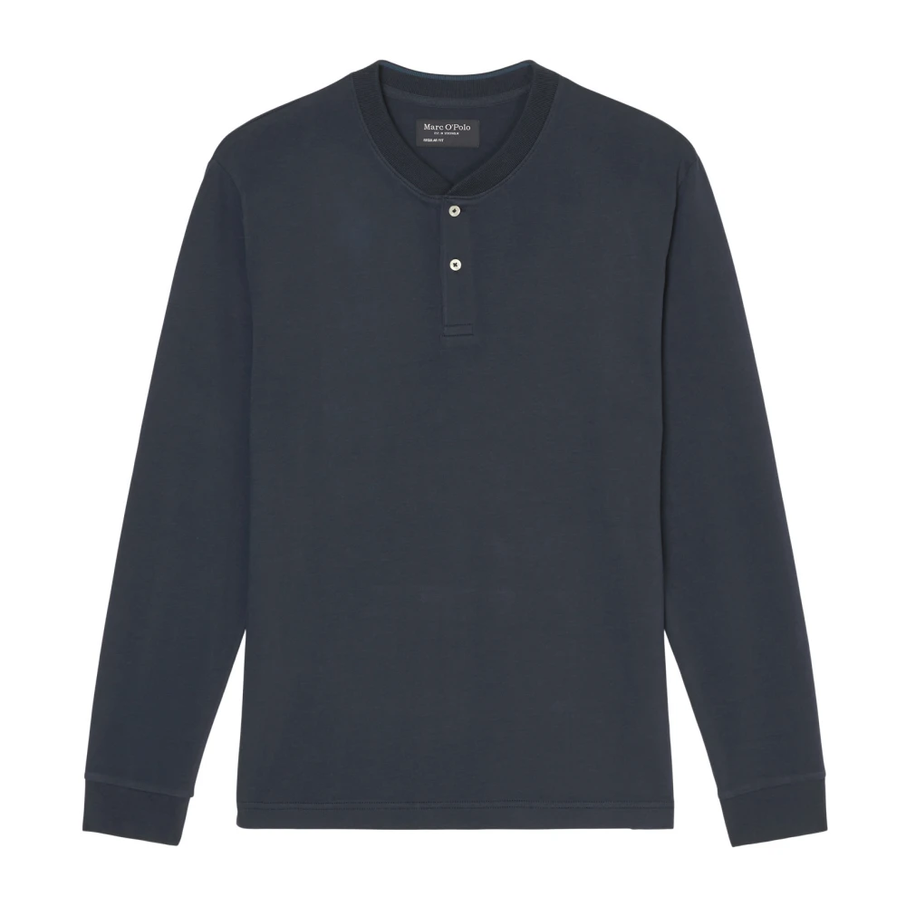 Marc O'Polo Henley långärmad Blue, Herr