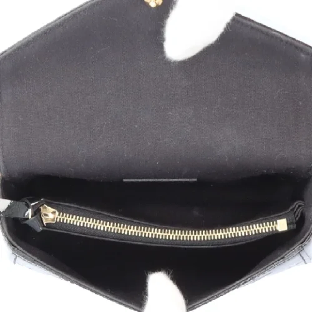 Louis Vuitton Vintage Pre-owned Fabric clutches Black Dames
