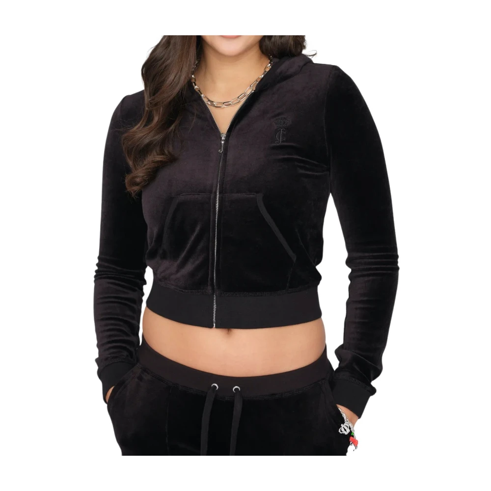 Juicy Couture Robyn Hoodie Heritage Collectie Black Dames
