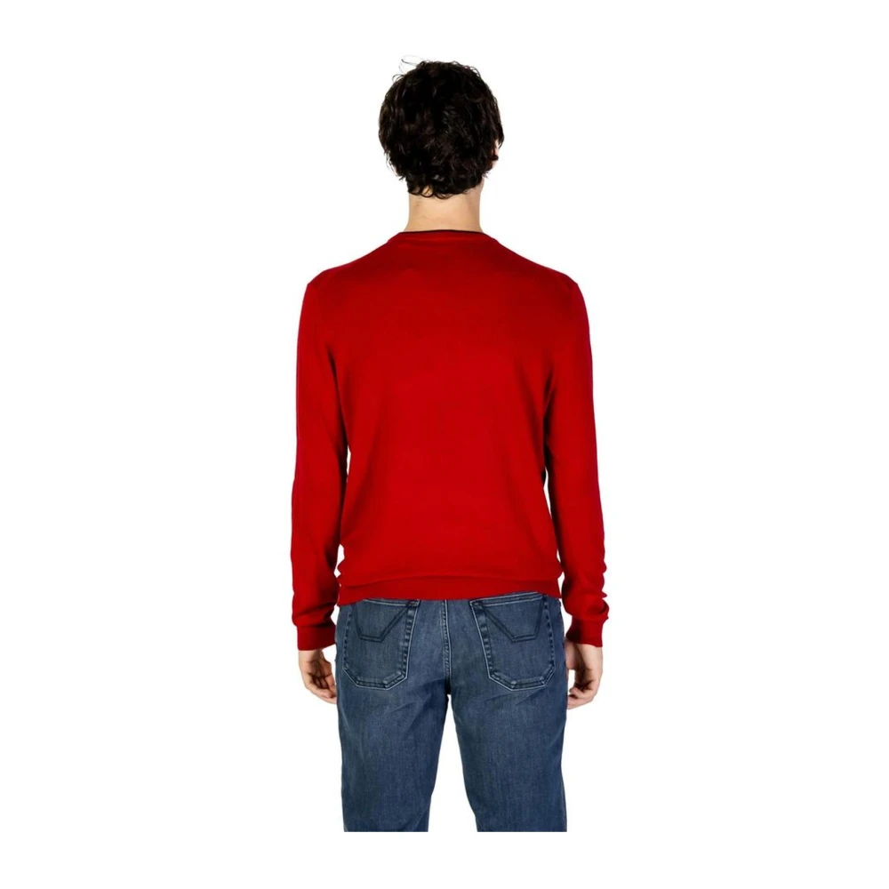 U.s. Polo Assn. Blend Gebreide Trui Herfst Winter Collectie Red Heren