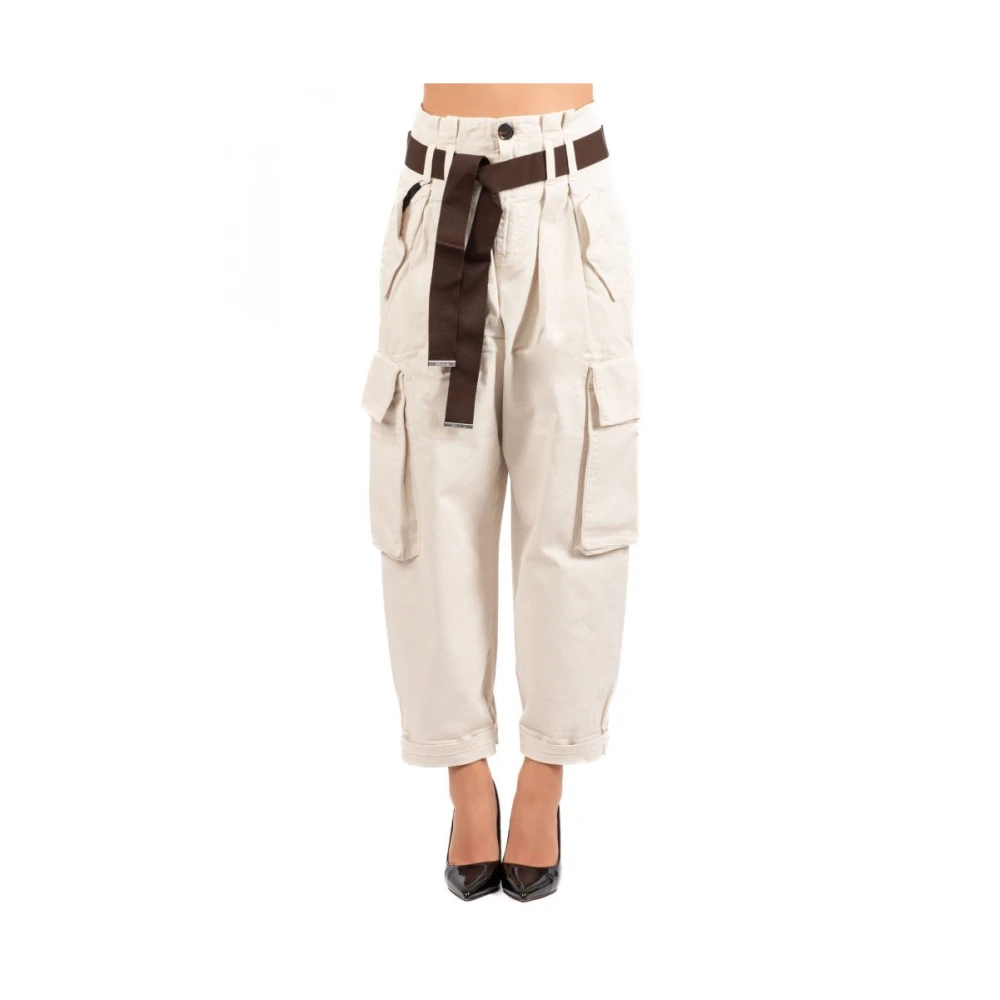 pinko Damesbroek in trendy stijl White Dames