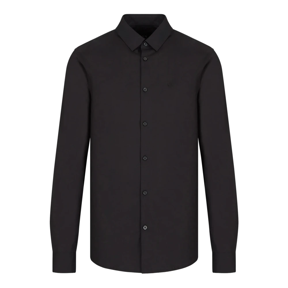 Armani Exchange Herren Schwarz Hemd