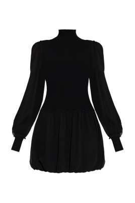 Sheer Sleeve Dress