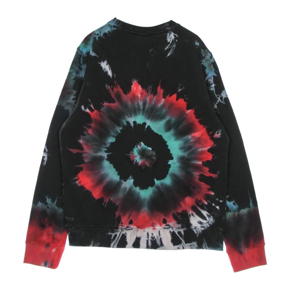 Mauna Kea Zwarte Tie-Dye Crewneck Sweatshirt Multicolor Heren