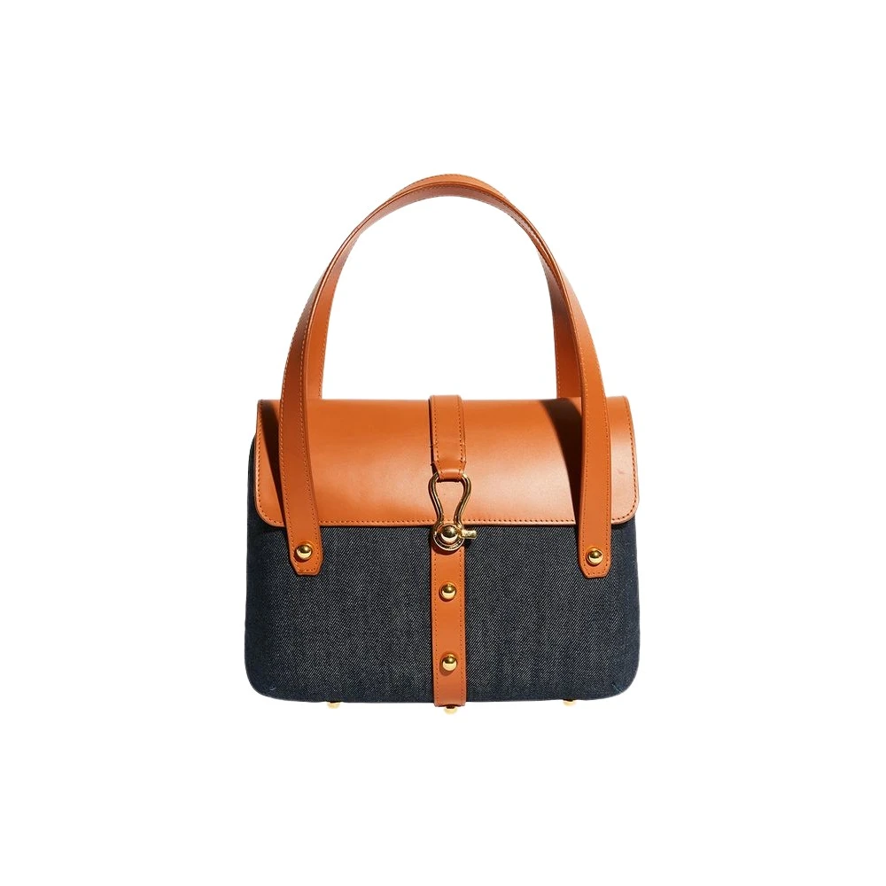 Ines De La Fressange Paris Désiré denim en lederen mand Multicolor Dames