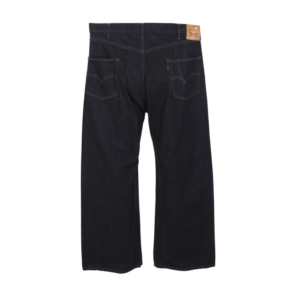 Junya Watanabe Blauwe Oversize Jeans Levi's Samenwerking Blue Heren