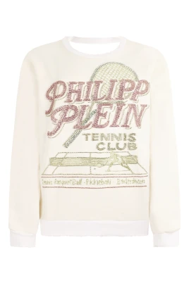 Open Back Sweatshirt Tennis Club