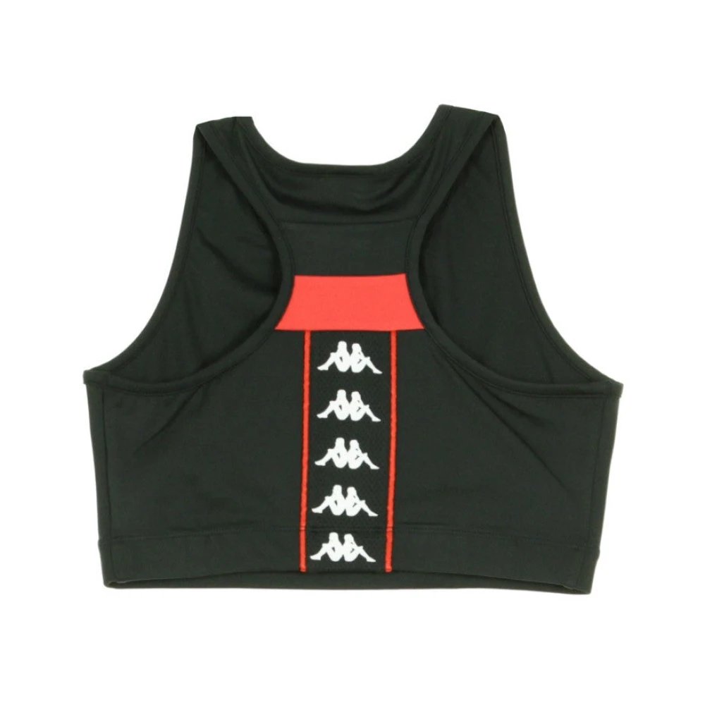 Kappa Zwart Rood Dames Top Black Dames