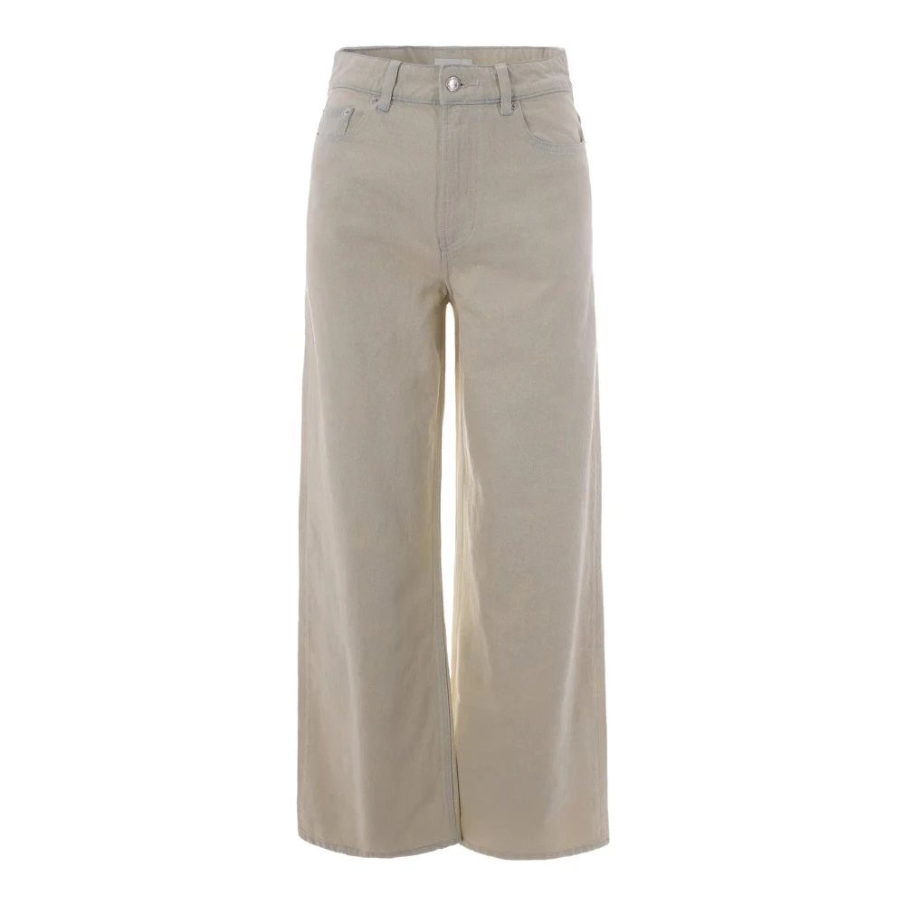 A.p.c. Women's Beige Wide Trousers