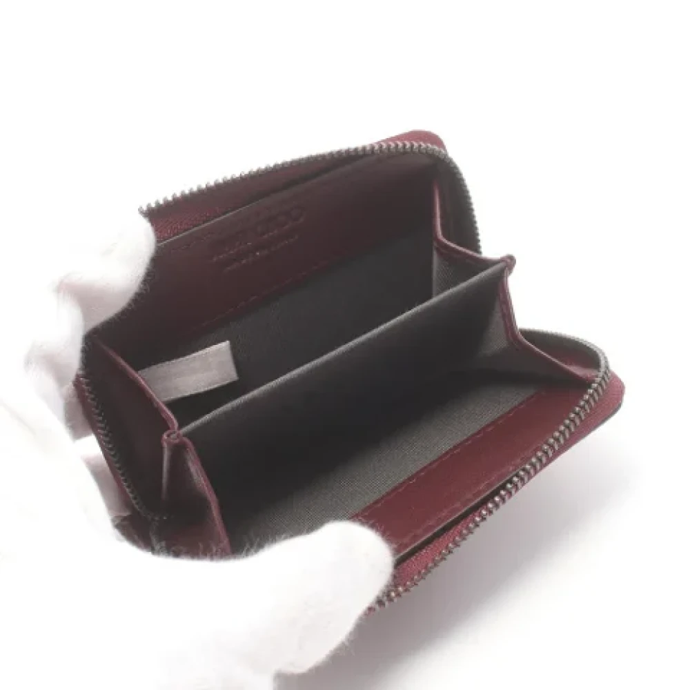 Jimmy Choo Pre-owned Leather wallets Brown Dames