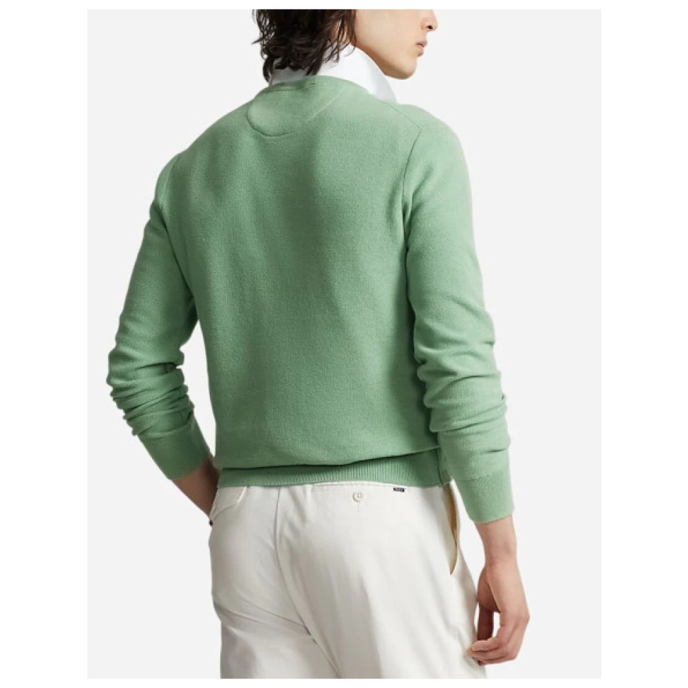 Polo Ralph Lauren Honingraat Katoenen Trui Green Heren