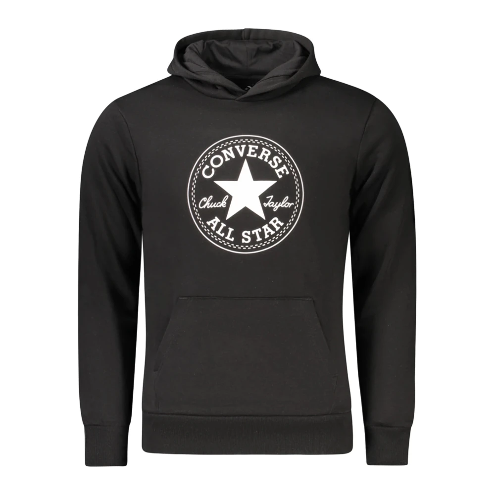 Converse Boys Black Zip-Up Hoodie - Kids Sweatshirts - 12 Y - Kids