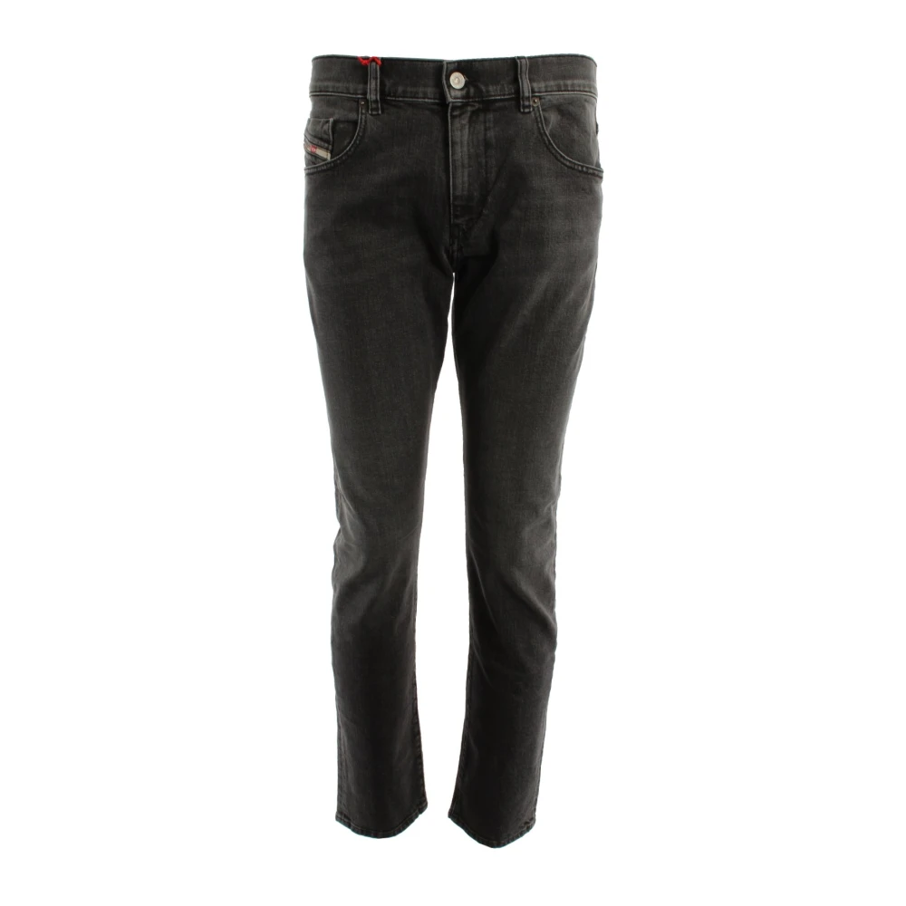 Diesel Men's Gray Slim Fit Jeans, W34 L32, 2019 D-Strukt Slim Jeans