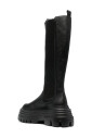 bottines-longues-en-cuir-de-veau-graine-noir