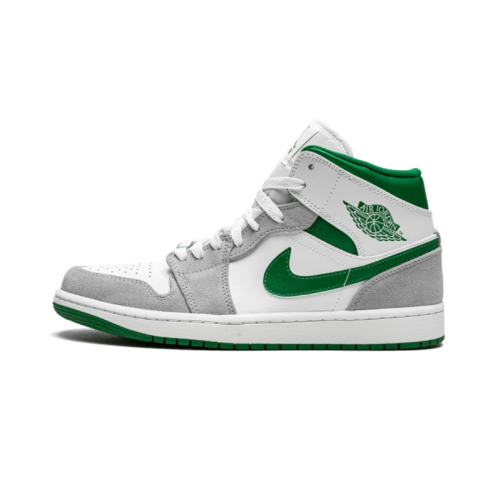 Jordan Mid Grey Green Sneakers Dc7248-103 Gray, Herr