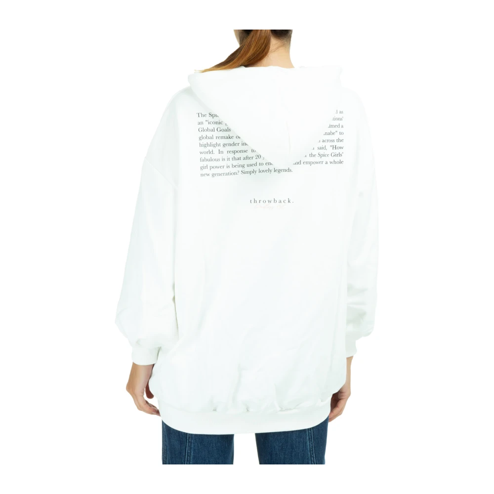 Throwback Warriors Hoodie White Dames
