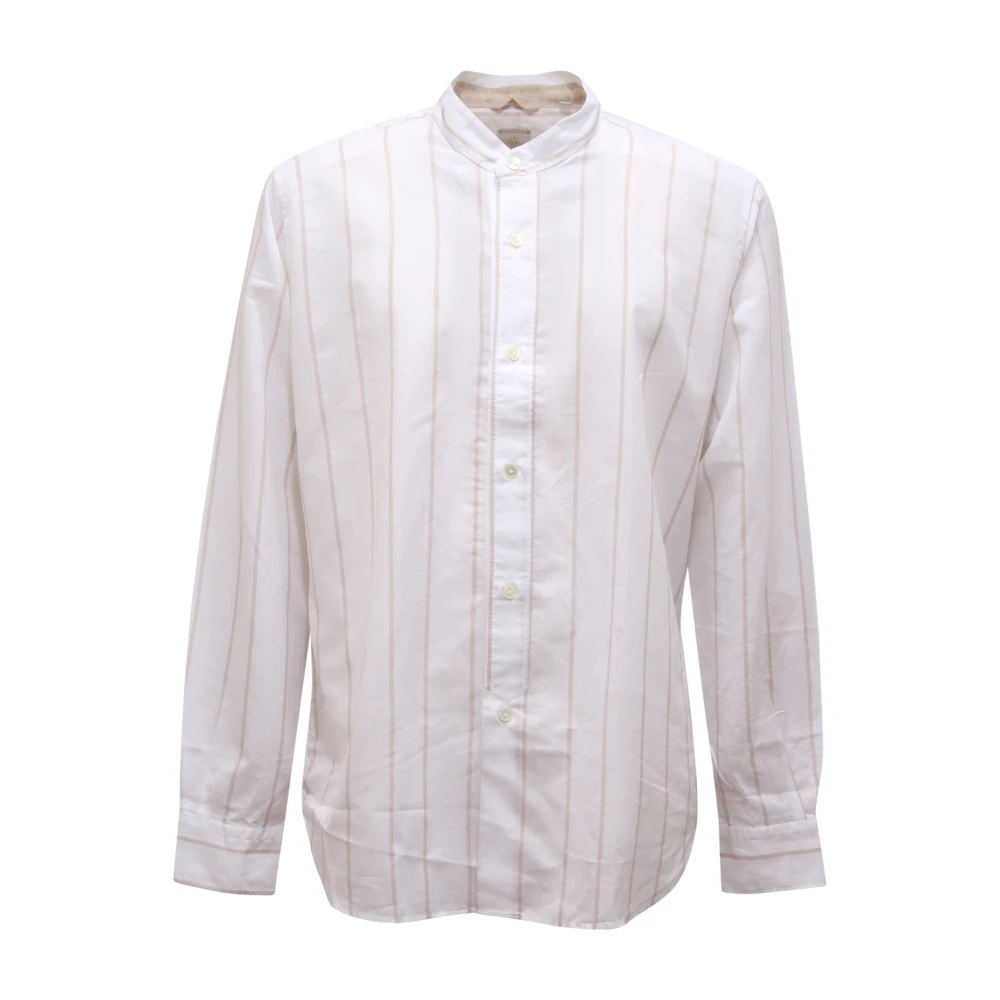 Eleventy Men's White Camicia Coreana Platinum Cotton/Linen Shirt - Casual Shirts - Xl - Shirts