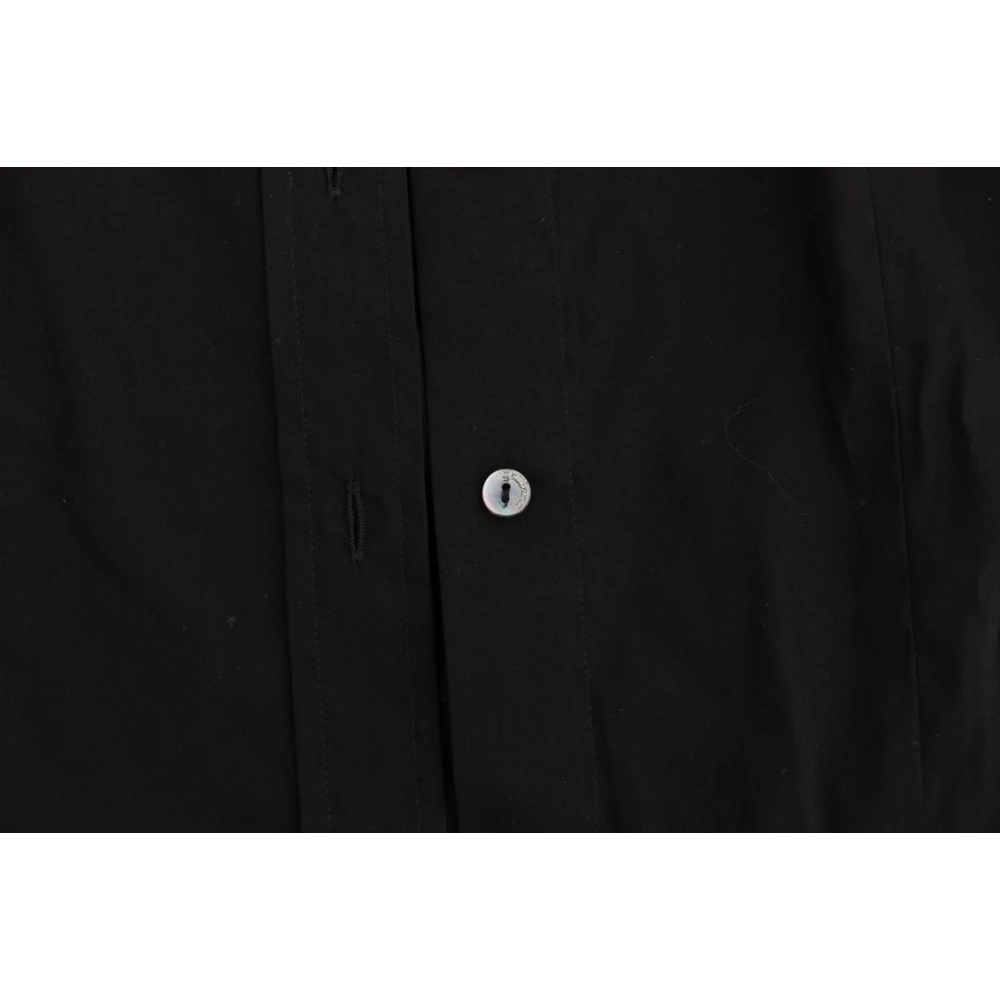 John Galliano Zwarte katoenen shirt top Black Dames