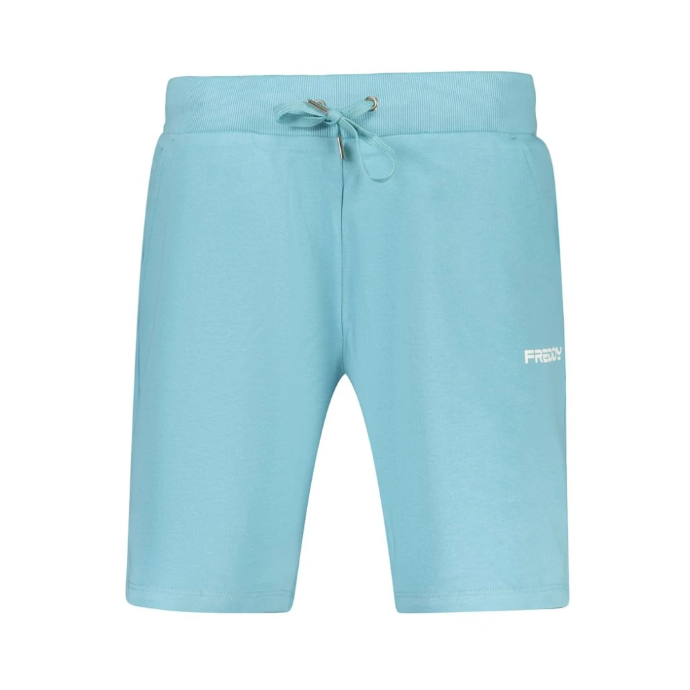 Freddy Vrouw Blauw Fitness Dames, Xl, Katoen, Training Shorts