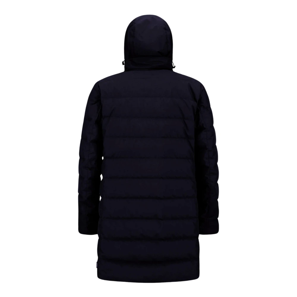 Herno Zwarte Windstopper Jas Slim Fit Black Heren