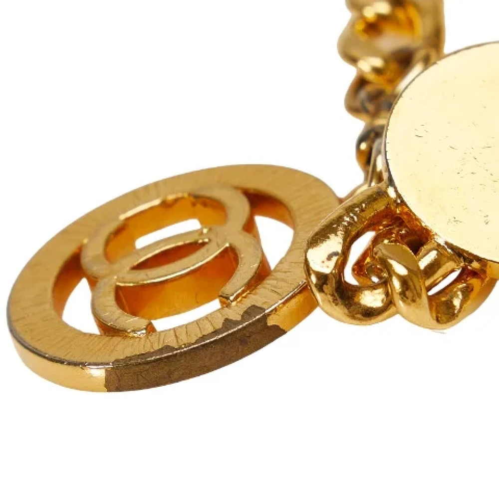 Chanel Vintage Pre-owned Metal belts Yellow Dames