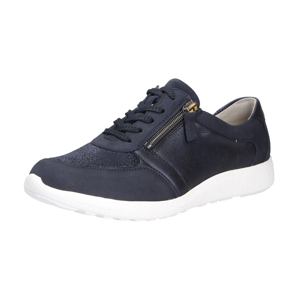 Waldläufer Comfortabele Veterschoen voor Dames Dames Schoenen Blauw