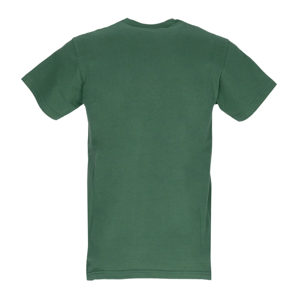 Usual Handtekening Flesgroene Crew Neck Tee Green Heren