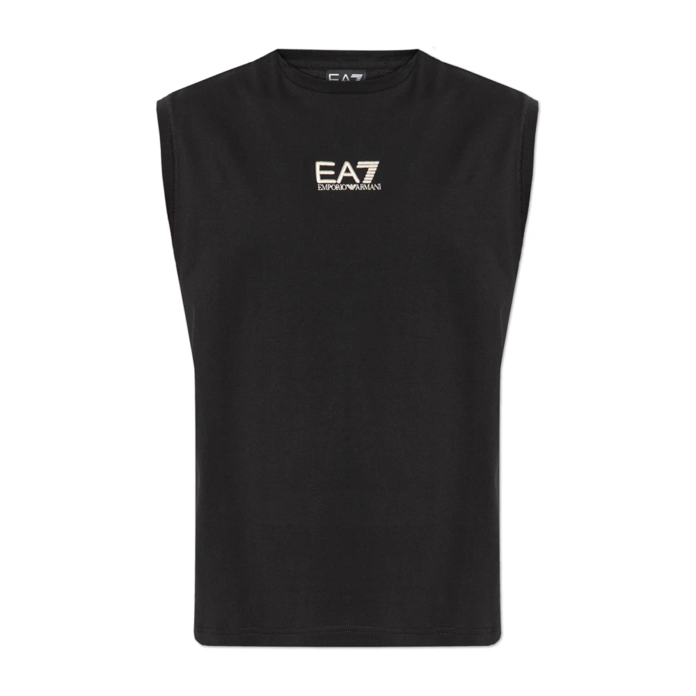 Emporio Armani Ea7 Hombre Camiseta Con Logo Bordado