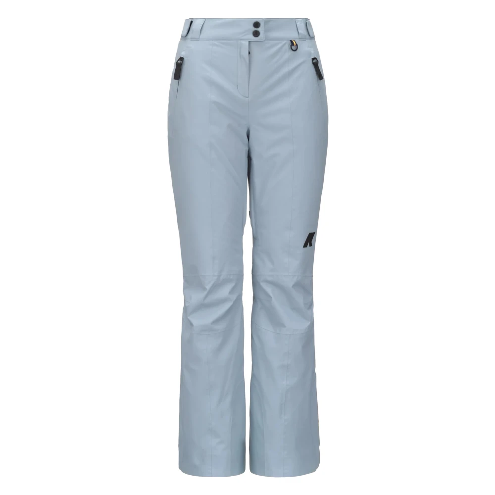 K-way Blauw Avio Micro Twill 2 Lagen Blue Dames