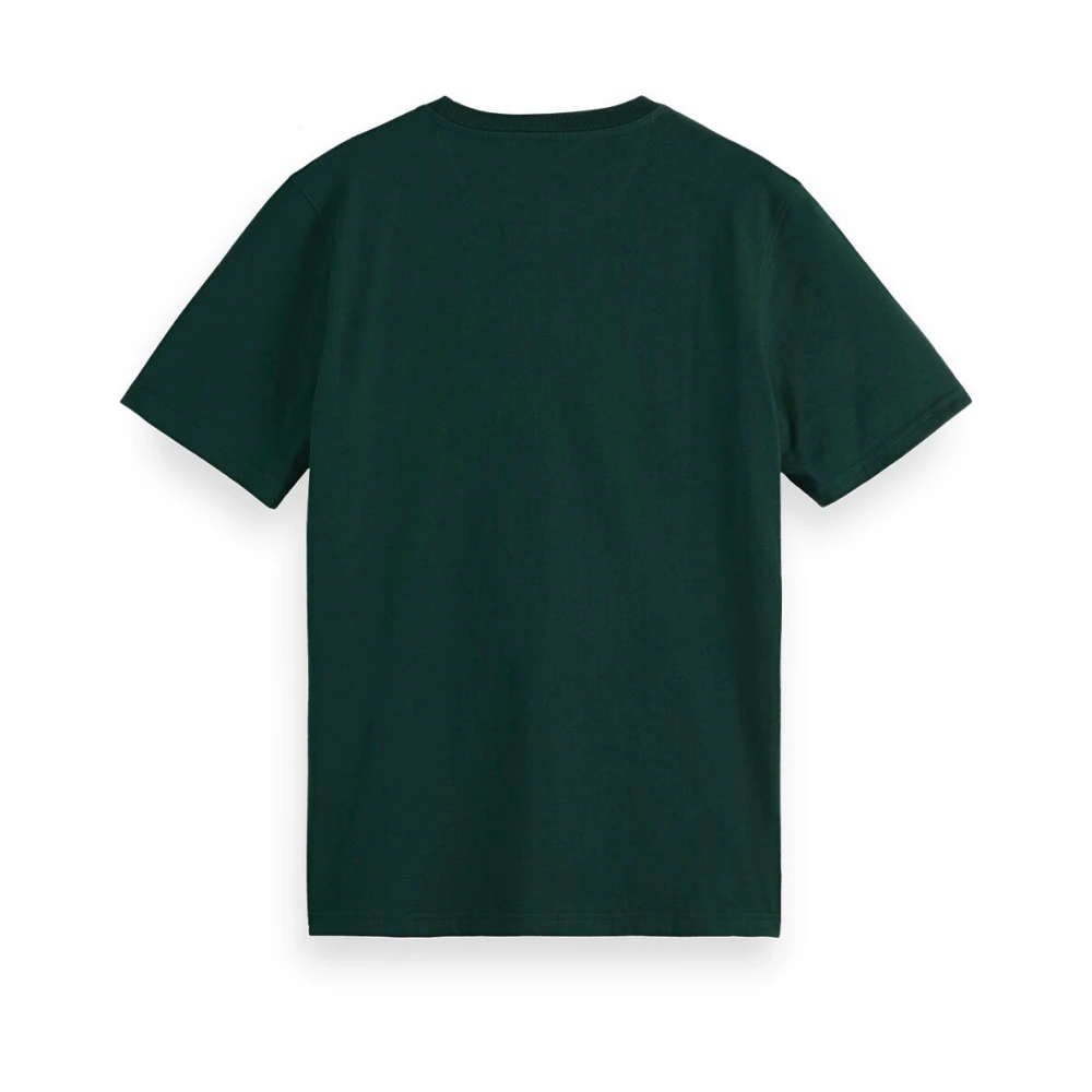 Scotch & Soda Kern Logo Regular Fit T-shirt Green Heren