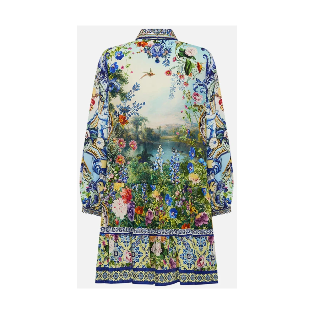 Camilla Zijden gelaagde korte jurk Wall To Wall Wonders Multicolor Dames
