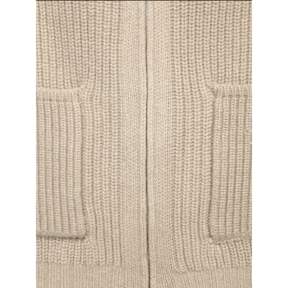 Dell'oglio Beige Cardigan Sweater Aw24 Beige Heren