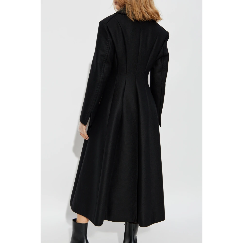 Max Mara Bouquet Coat Black Dames