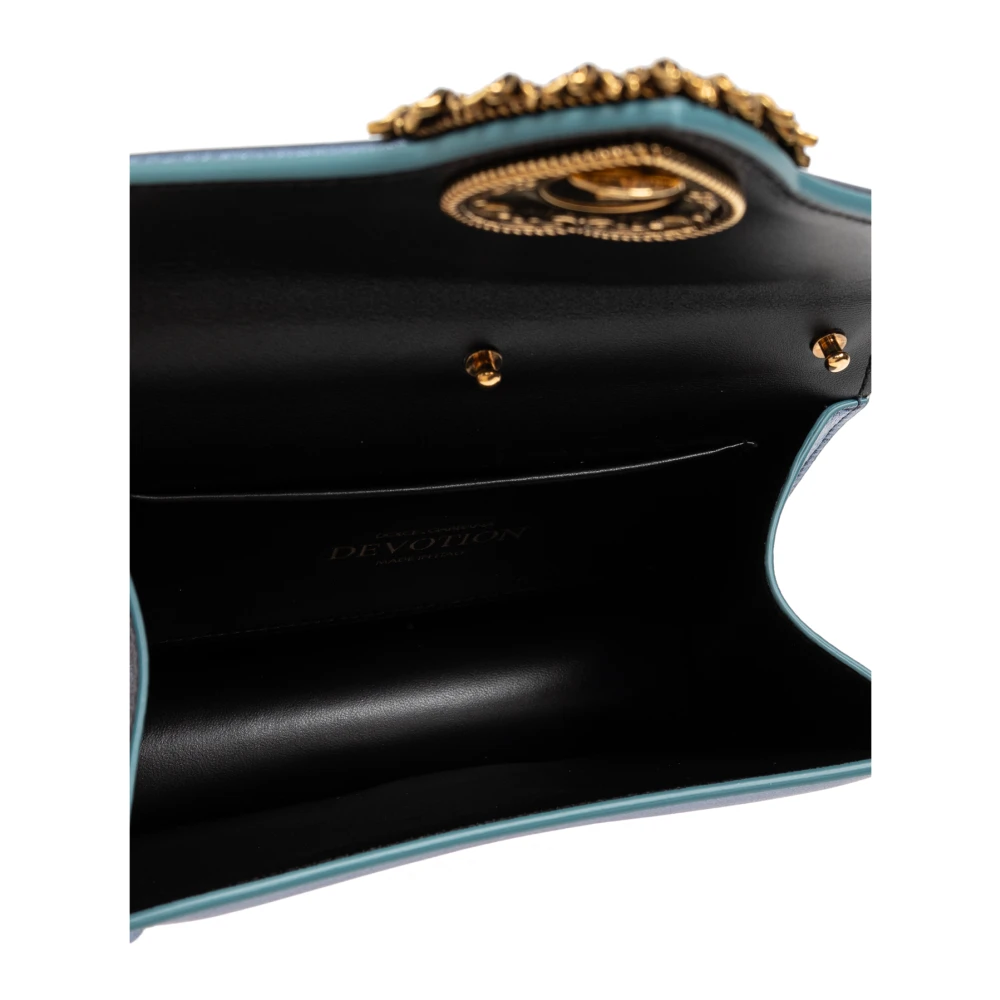 Dolce & Gabbana Schoudertas 'Devotion Small' Blue Dames