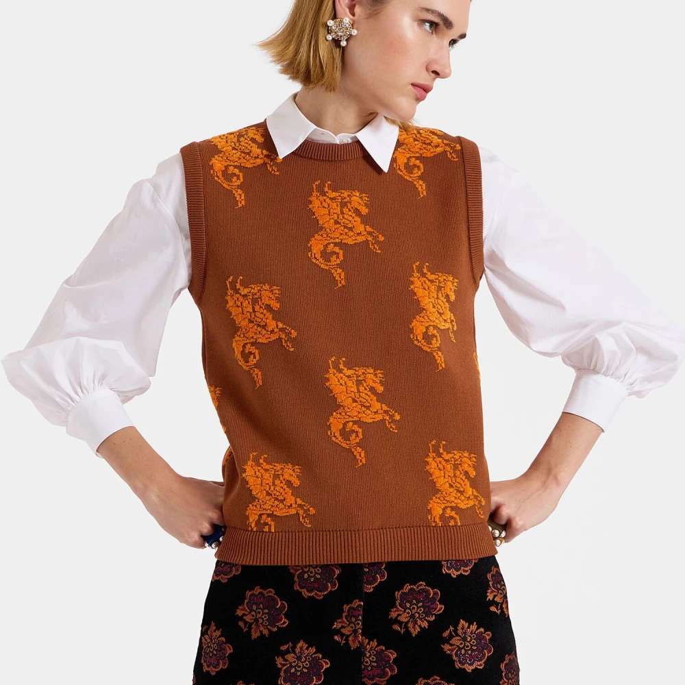 La DoubleJ Gryphos Gilet Green Dames