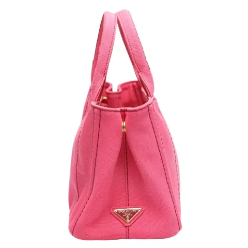Prada Vintage Pre-owned Denim totes Pink Dames
