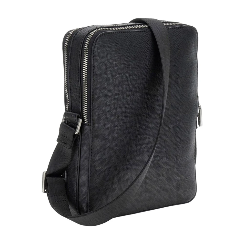 Guess Zwarte Synthetische Schoudertas Black Heren
