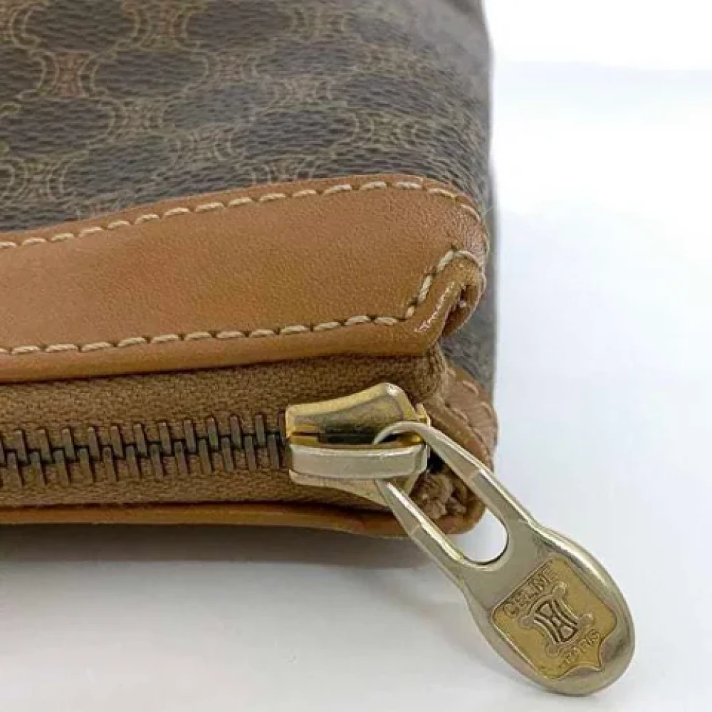 Celine Vintage Pre-owned Leather celine-bags Brown Dames
