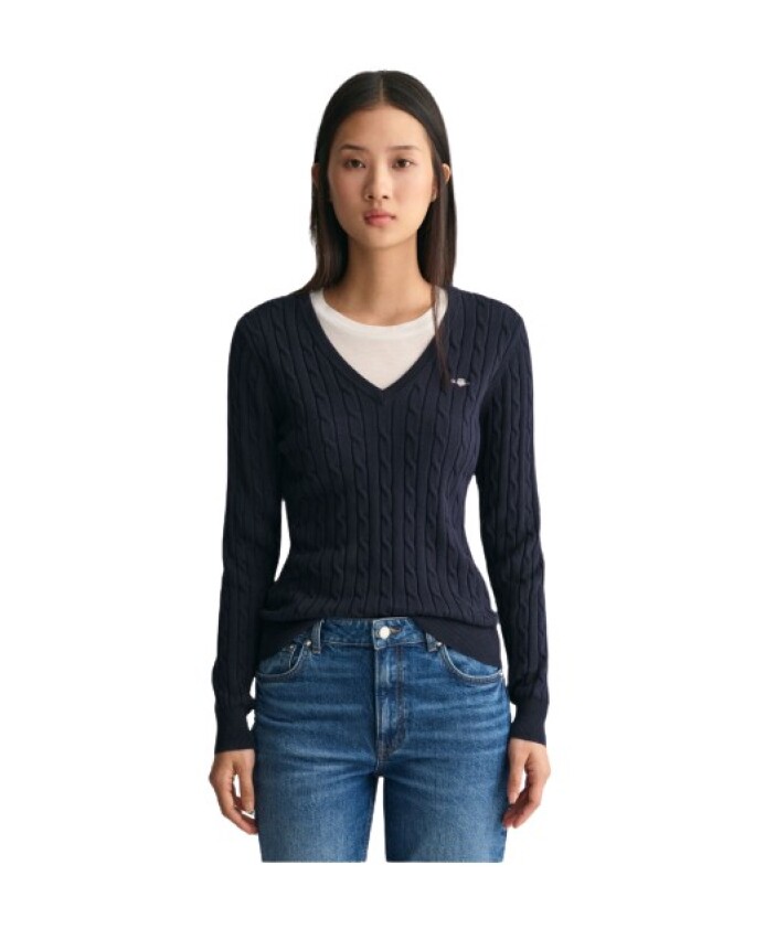 pull-en-coton-torsade-a-col-en-v