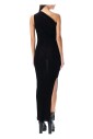 robe-noire-athena-en-maille-cotelee