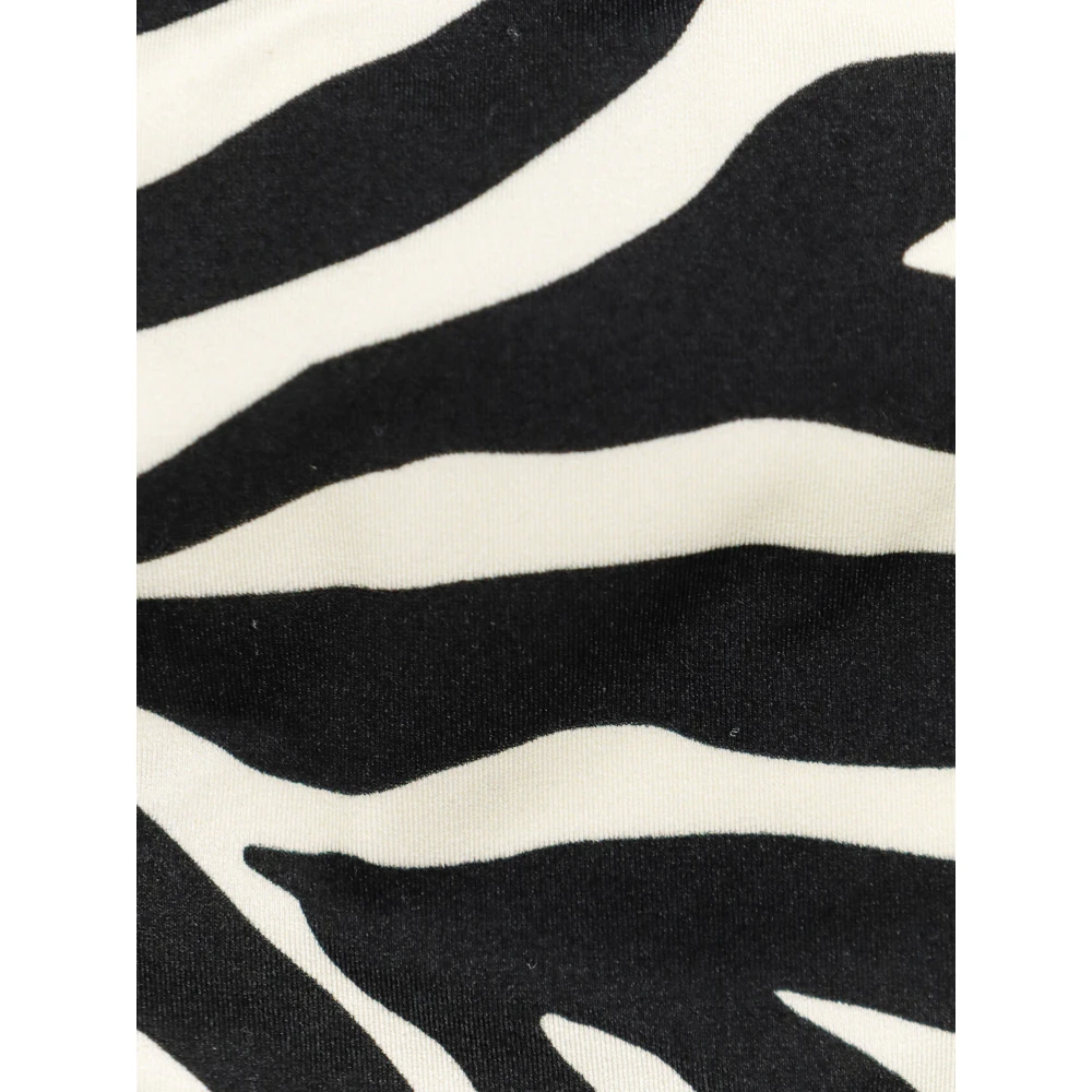 Tom Ford Zebra Print Lycra Bikini White Dames
