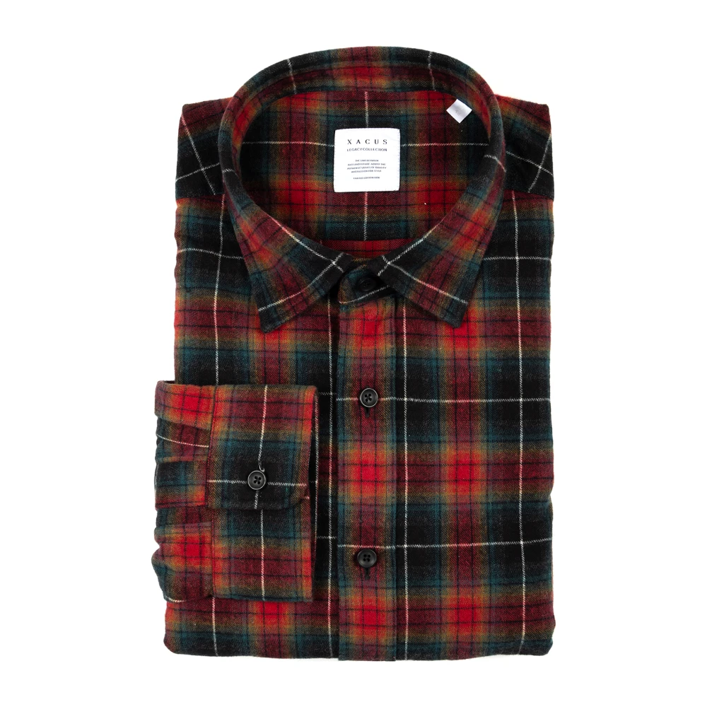 Xacus Klassiek Rood Overhemd Red Heren